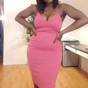 Coral Forever 21 night out dress in a Large